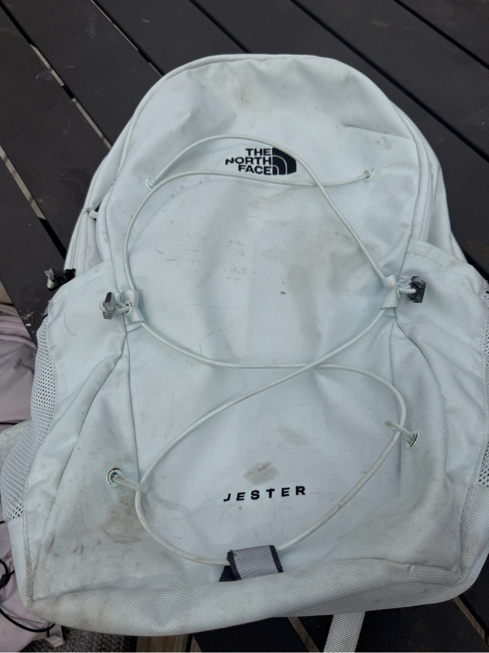The North Face Jester Backpack in light blue-gray